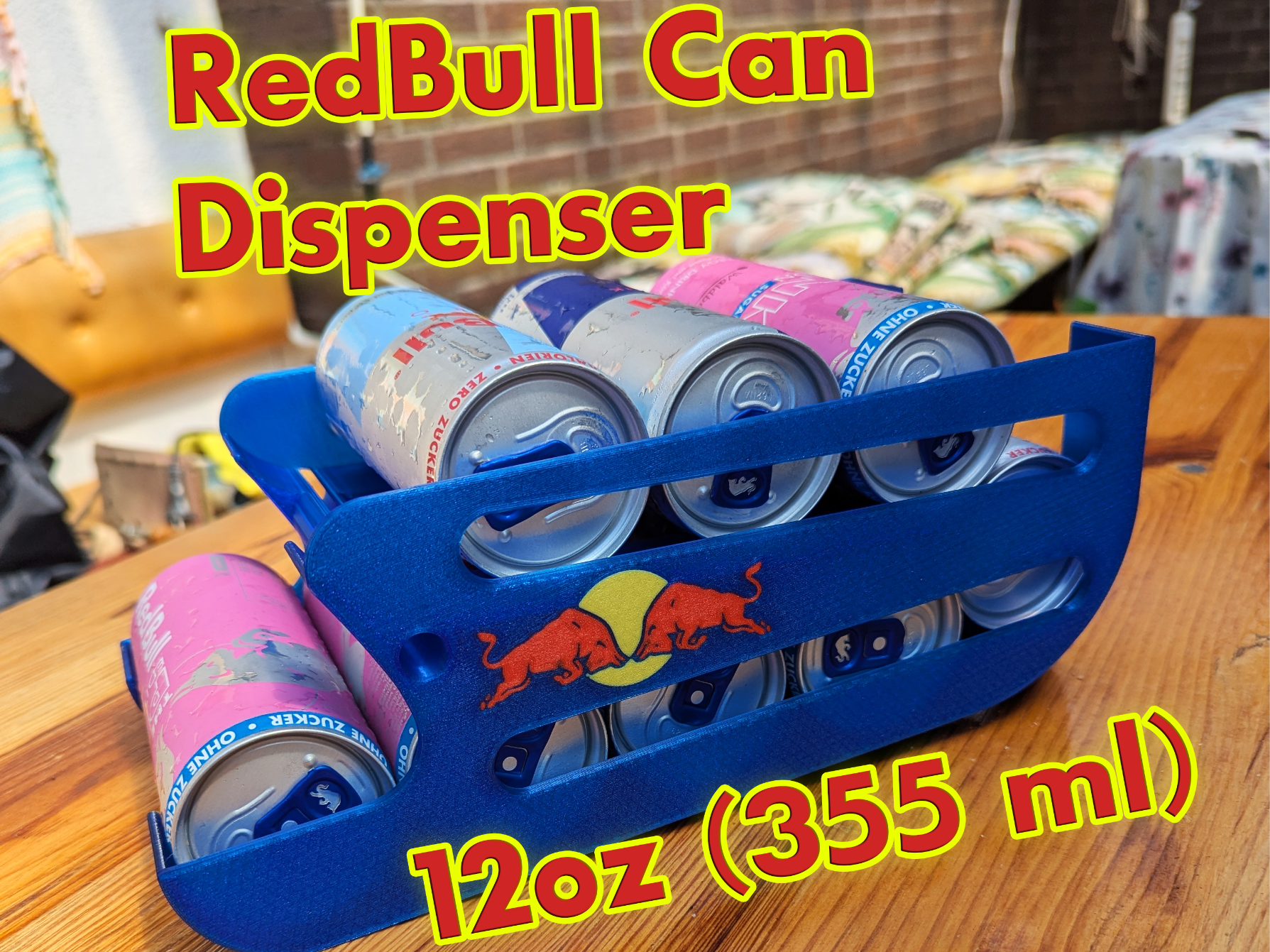 Red Bull Drikkedispenser – 250 ml / 355 ml (Standard bokser)